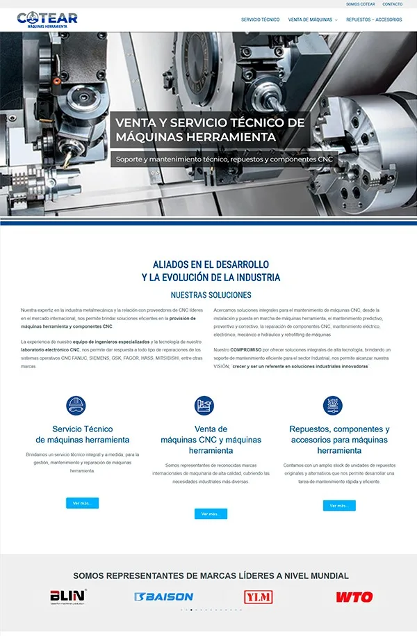 Cotear - Venta y Mantenimiento de Máquinas Herramienta Industriales
