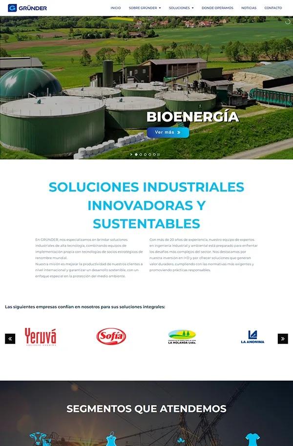 Grunder - Soluciones en Saneamiento y Bioenergía.