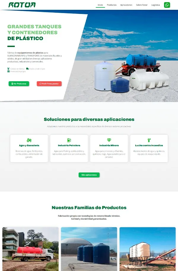 Rotor - Grandes Tanques y Contenedores de Plástico.